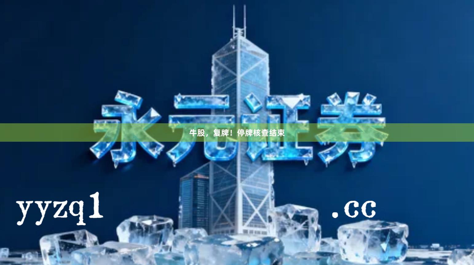 牛股，复牌！停牌核查结束